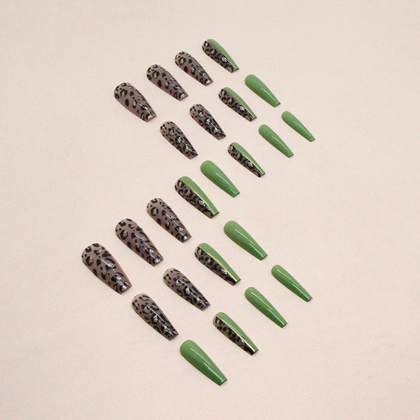 12 Sizes-24 Pcs Press On Nails W995