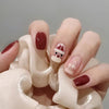 12 Sizes-24 Pcs Press On Nails R612