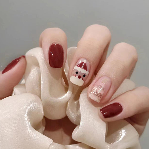 12 Sizes-24 Pcs Press On Nails R612