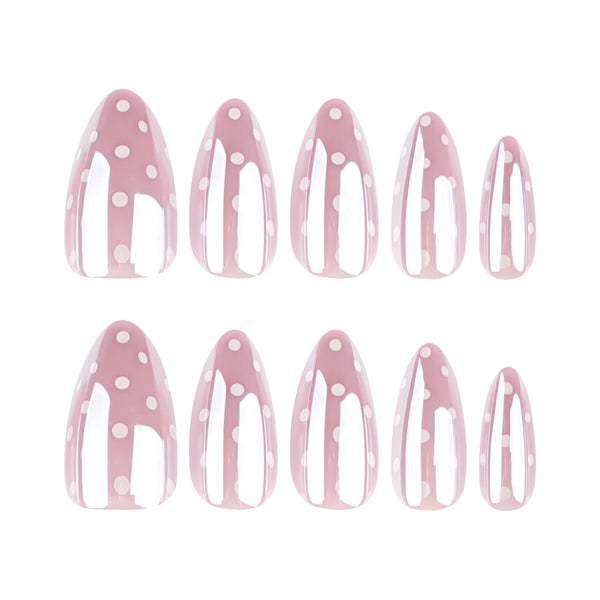 12 Sizes-24 Pcs Press On Nails JP4067