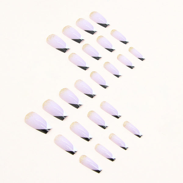 12 Sizes-24 Pcs Press On Nails W526