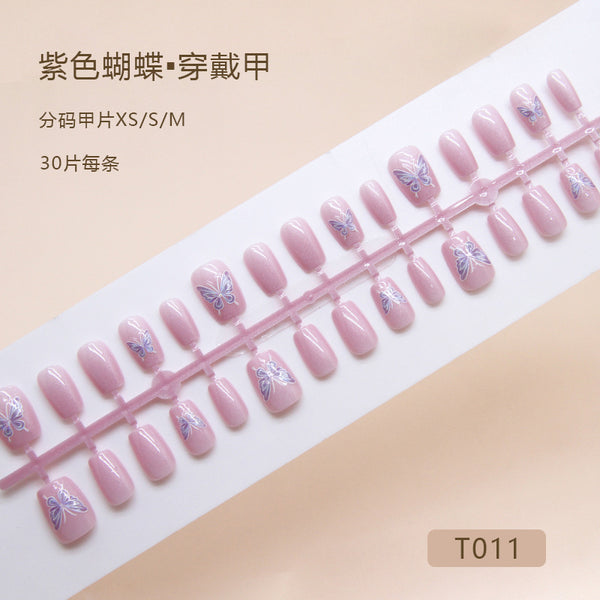 30 Pcs Press On Nails T011