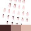 12 Sizes-24 Pcs Press On Nails JP2084