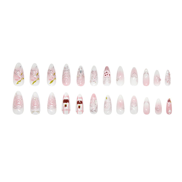 12 Sizes-24 PcsPress On Nails Z1149