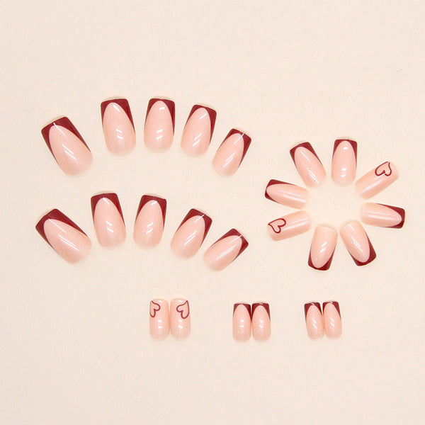 12 Sizes-24 Pcs Press On Nails W474