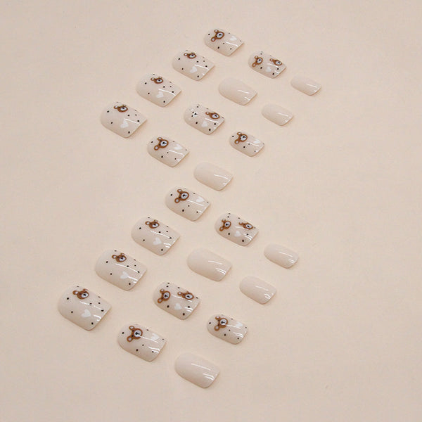 12 Sizes-24 Pcs Press On Nails W1439