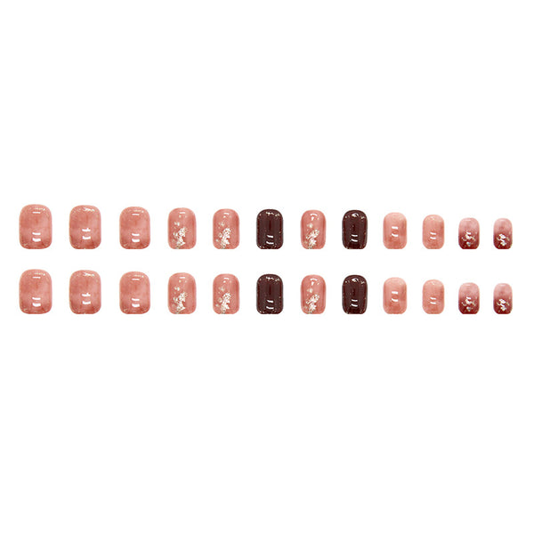 12 Sizes-24 Pcs Press On Nails R681
