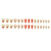 12 Sizes-24 Pcs Press On Nails W1638