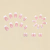 12 Sizes-24 Pcs Press On Nails D017