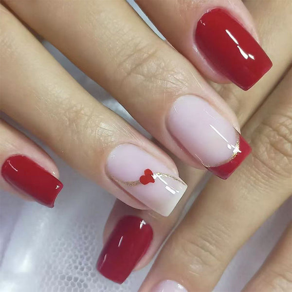 12 Sizes-24 Pcs Press On Nails C742