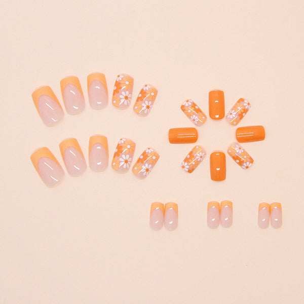 12 Sizes-24 Pcs Press On Nails W1689