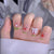 12 Sizes-24 Pcs Press On Nails Z304