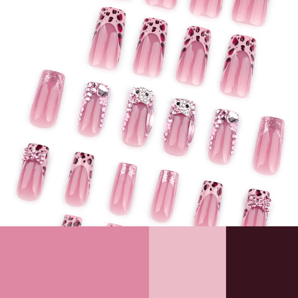 12 Sizes-24 Pcs Press On Nails JP3677