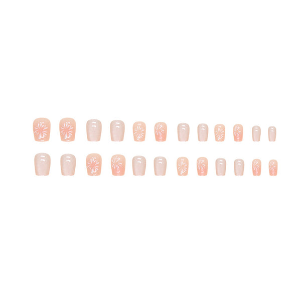 12 Sizes-24 Pcs Press On Nails MY014
