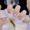 12 Sizes-24 Pcs Press On Nails R593