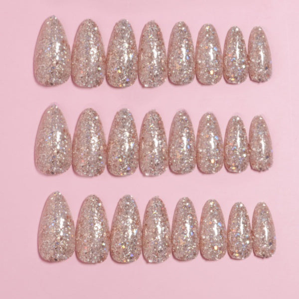 12 Sizes-24 Pcs Press On Nails JIE-BS7102