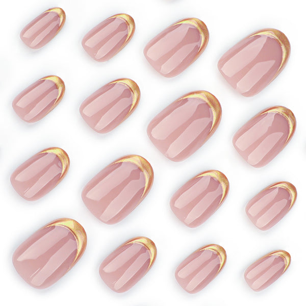 12 Sizes-24 Pcs Press On Nails JP3550