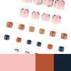 12 Sizes-24 Pcs Press On Nails JP4255