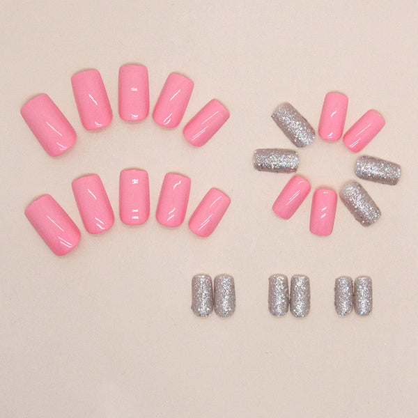 12 Sizes-24 Pcs Press On Nails W1284