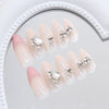 12 Sizes-24 Pcs Press On Nails Z1045