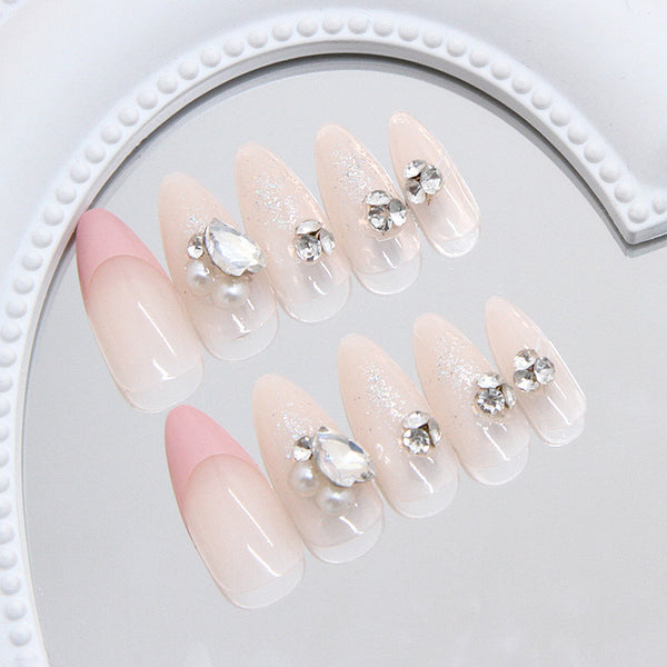 12 Sizes-24 Pcs Press On Nails Z1045