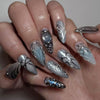 12 Sizes-24 Pcs Press On Nails W1951