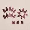 12 Sizes-24 Pcs Press On Nails W1061