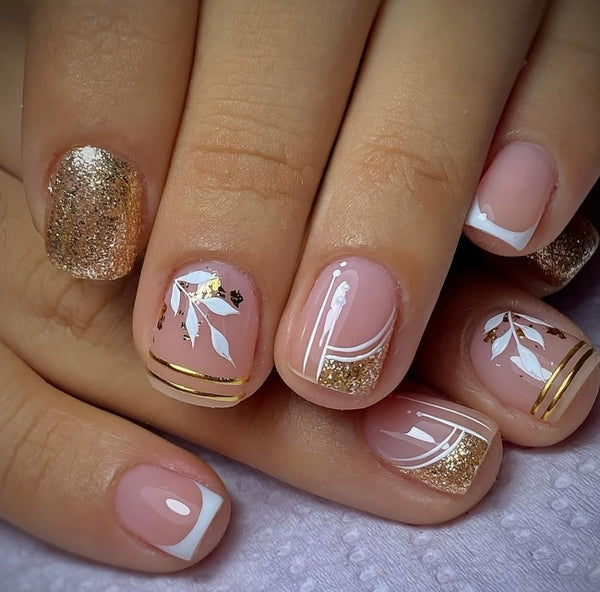 12 Sizes-24 Pcs Press On Nails CW336