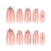 12 Sizes-24 Pcs Press On Nails JP4027