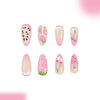 12 Sizes-24 Pcs Press On Nails C1625