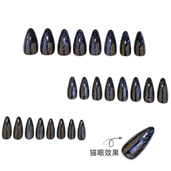 12 Sizes-24 Pcs Press On Nails JP4144