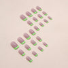 12 Sizes-24 Pcs Press On Nails W1132