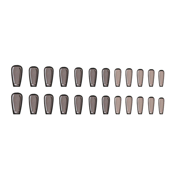12 Sizes-24 Pcs Press On Nails W333