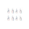 12 Sizes-24 Pcs Press On Nails W137