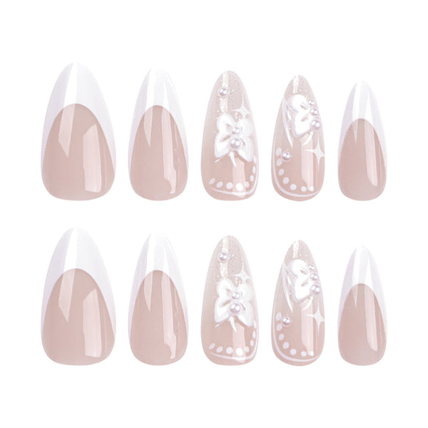 12 Sizes-24 Pcs Press On Nails JP3127