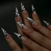 12 Sizes-24 Pcs Press On Nails JP2820