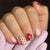 12 Sizes-24 Pcs Press On Nails C1354