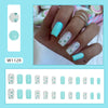 12 Sizes-24 Pcs Press On Nails W1128
