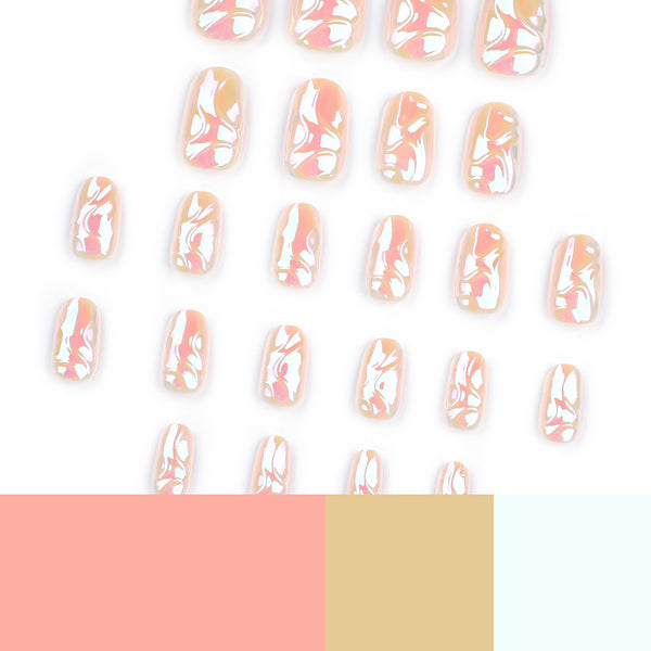 12 Sizes-24 Pcs Press On Nails JP3436