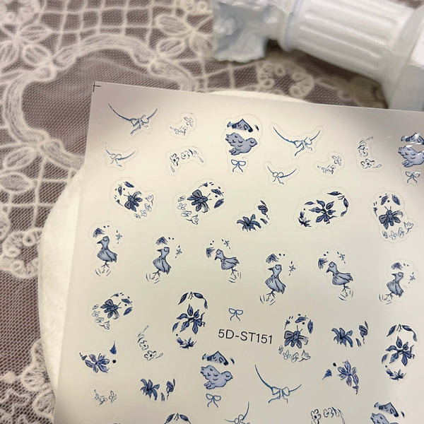5D Nail Art Sticker 5DST151