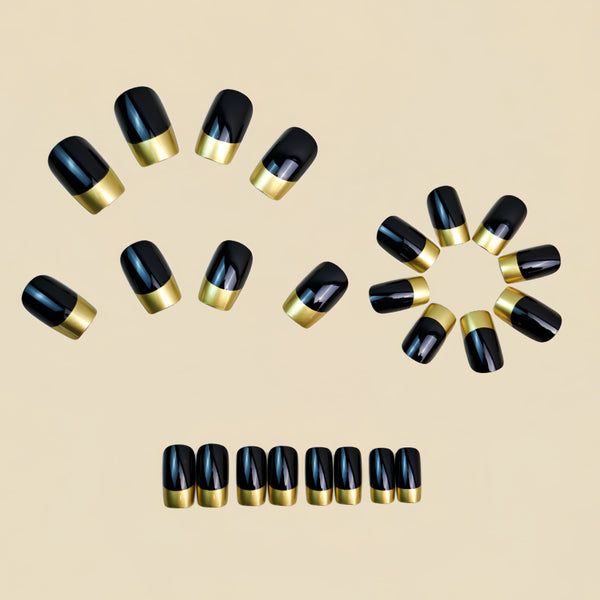 12 Sizes-24 Pcs Press On Nails Y1629