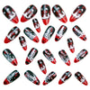 12 Sizes-24 Pcs Press On Nails Y1270