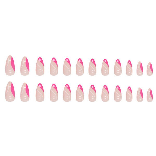 12 Sizes-24 Pcs Press On Nails W694