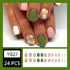 12 Sizes-24 Pcs Press On Nails Y779