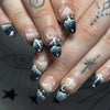 12 Sizes-24 Pcs Press On Nails W1608