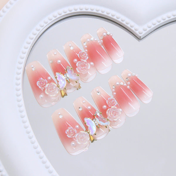12 Sizes-24 PcsPress On Nails Z1135