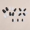 12 Sizes-24 Pcs Press On Nails R784