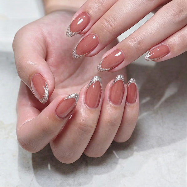 12 Sizes-24 Pcs Press On Nails W2208