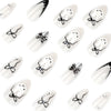 12 Sizes-24 Pcs Press On Nails JP4042