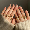12 Sizes-24 Pcs Press On Nails CF044